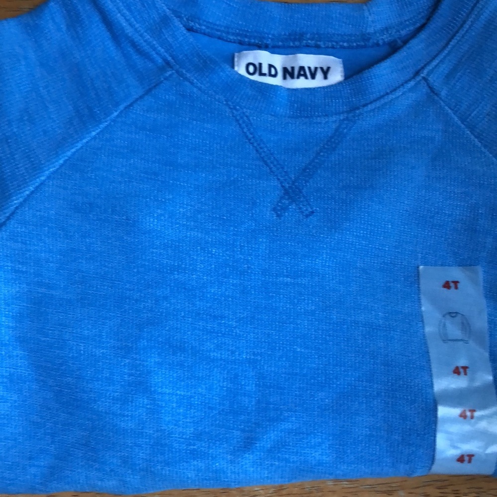 Old Navy sweatshirt blue 4T - Picture 9 of 9